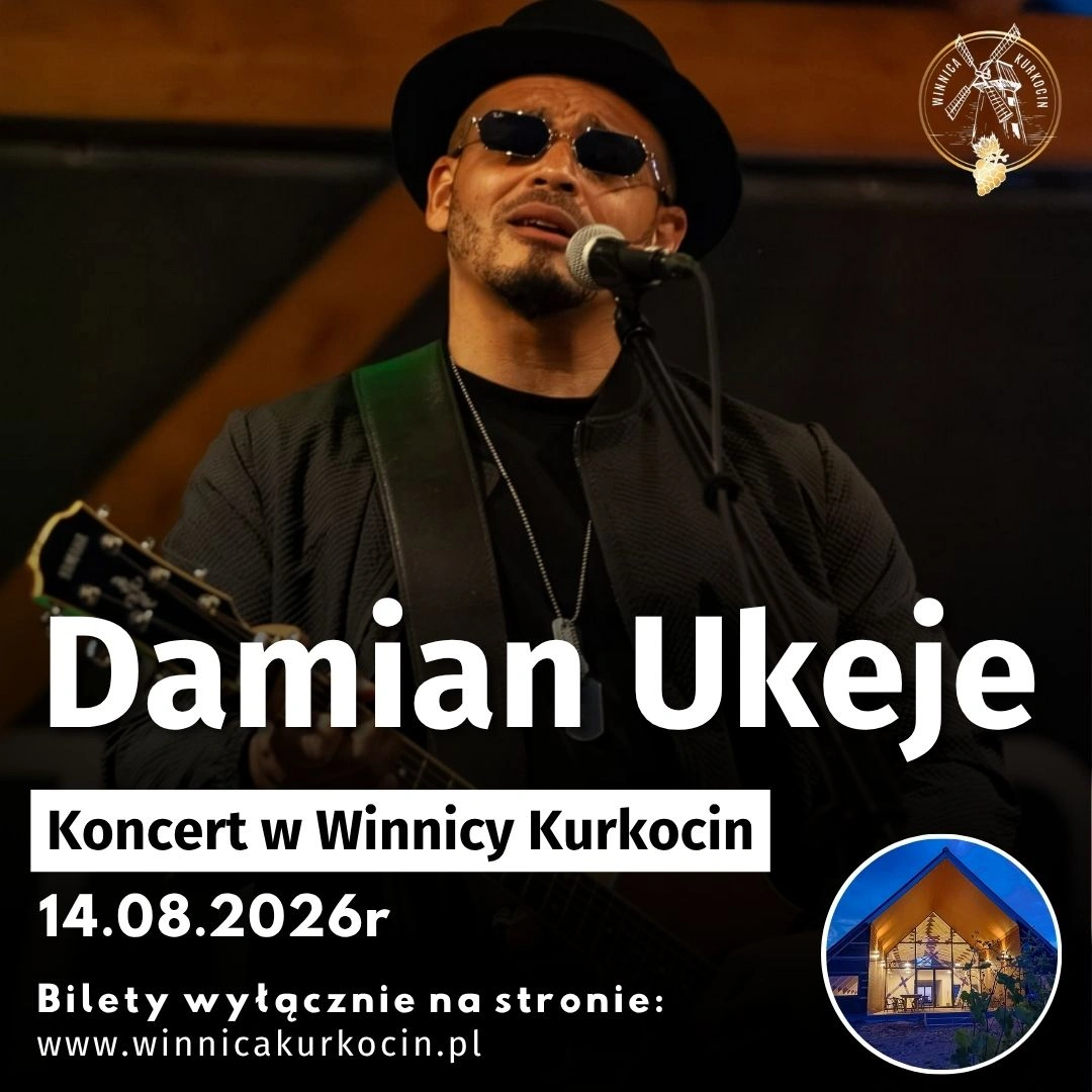 Damian Ukeje w Winnicy Kurkocin 14.08.2026r.